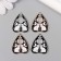 Decor for creativity Metal "Lunar cats" enamel mix 2.6x2.3 cm