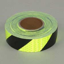 Reflective tape, self -adhesive, salad with dotted line, 5 cm x 45 m