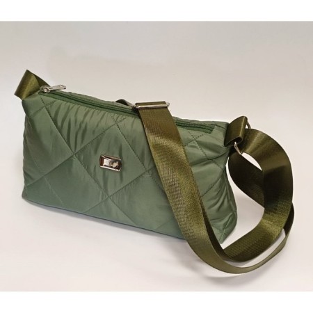 Melodia bag Haki quilted fabric-5
