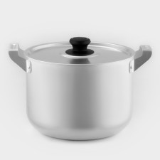 Aluminum pan, 4.5 l, metal cover