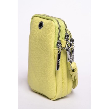 Cross-Body Bag, eco-leather, Ludor lemon, 11x5x19 cm-3