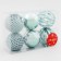 Set of balls plastic D-6 cm, 6 pcs "Esther" net, green
