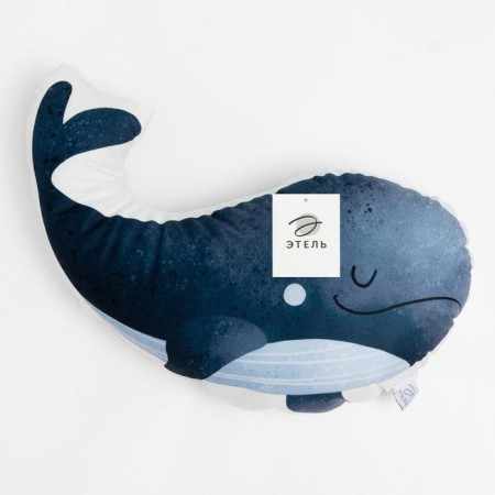 Decorative Ethel Pillow "Kit", 60x35 cm, velor, 100% polyester-4