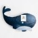 Decorative Ethel Pillow "Kit", 60x35 cm, velor, 100% polyester