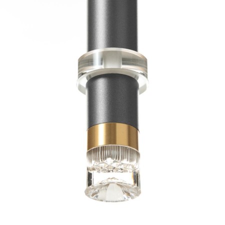 Suspension lamp "Regent" LED 5W 4000k gray 3.3x3.3x30-130cm-6