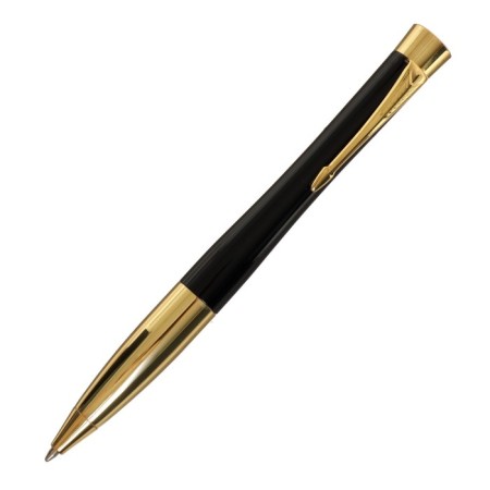 Gift handle, in the leatherette case, rotary, PB U, Black/Gold Corps-1