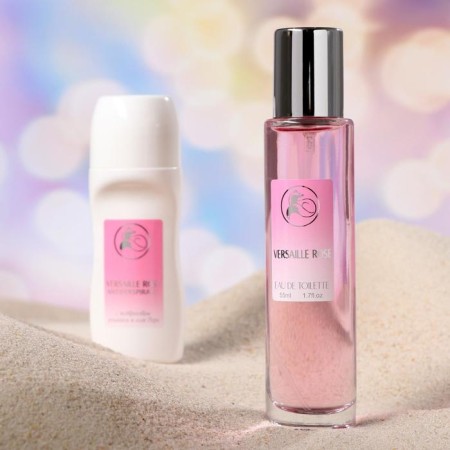 Gift set for women Versaille Rose: Toilet water +deodorant - Antiperspirant-1