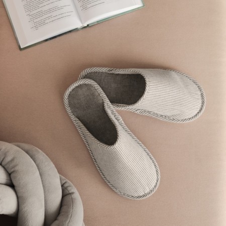 Male slippers, size 42-43, gray color-7