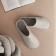 Male slippers, size 42-43, gray color