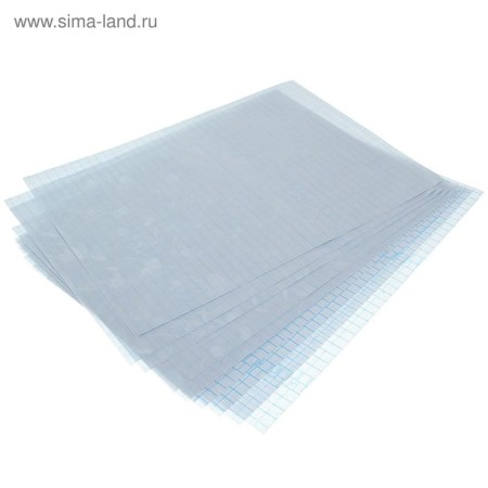 Self -adhesive film, 37 x 27 cm, transparent, 10 sheets, 50 μm-2