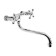 Kitchen mixer Zein Z27380101, wall, crane-boux brass 1/2 ", chrome
