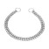 Collar - two -row metal strain, 75 cm, wire thickness 3 mm