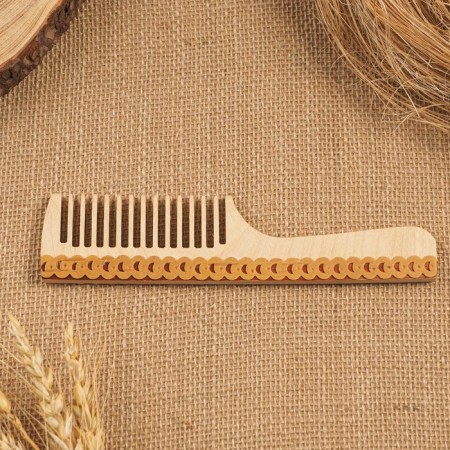 Comb "thread", birch bark, 18.5x4.5 cm-2