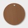 Silicon-based mat for hot, d = 140 mm, thickness = 3.5 mm, beige