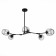 Suspended EVOLUCE lamp. Sle154843-05. Rametto. 5x40 watts, E27, 139x78x33 cm, black color