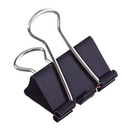 Paper clamps 32 mm, 12 pieces, black-4