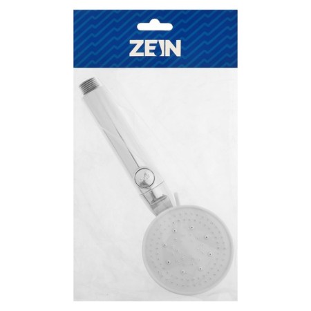 Showing watering can Zein Z3191, 3 modes, plastic, stop button/start, chrome-9