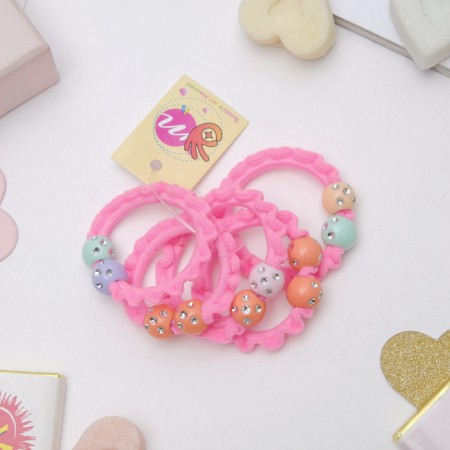 Hair gum "Magic" balls, 3 cm, mix