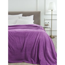 ZIRCON plaid, size 200x220 cm, purple color