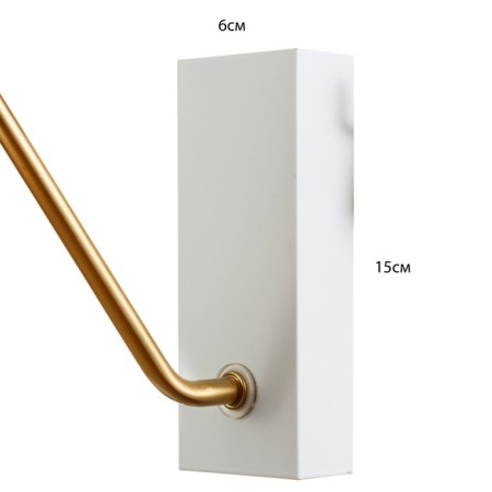 Bra "Svein" E27 40W White and Mednaya 12x27.5x28 cm-3