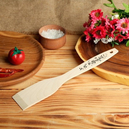 Wooden blade "since March 8"