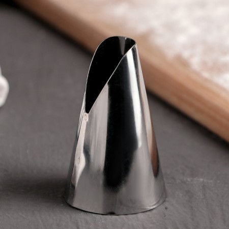 Confectionery nozzle d = 3 cm, output 1.5 cm, stainless steel-1