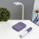 Lancer table lamp LED 3.5W USB batteries Violet 11x15x45 cm Risalux