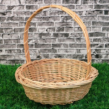 Karina basket, No. 2, Dno = 21 cm, Dopta = 28 cm, h = 8/29 cm, willow-1