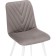 SHEET on a metal frame RALF Metal/velor, white/latte 44x53x83 cm