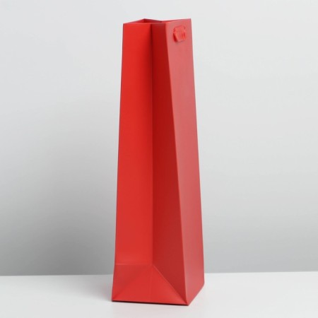 Gift package for a bottle, packaging, "red", 13 x 36 x 10 cm-1