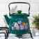 Kettle, 3.5 l, with a mix of mix, induction, turquoise color