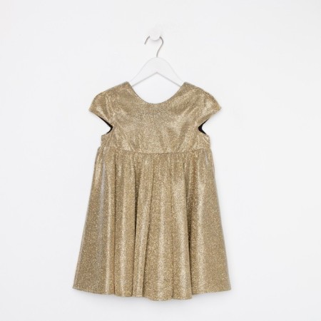 Dress elegant children's KAFTAN, p. 28 (86-92 cm), golden-6