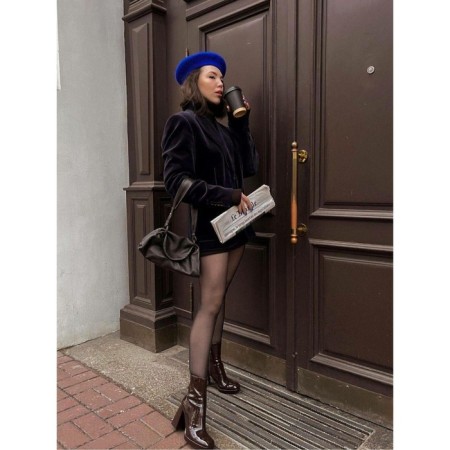 Female tights Conte Elegant Style, 20 den, size 3, color Nero-1