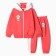 Kit for girls (sweatshirt, trousers), raspberry color, height 86 cm
