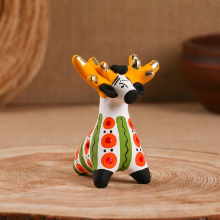 Dymkovo toy "Walnage Deer"-1