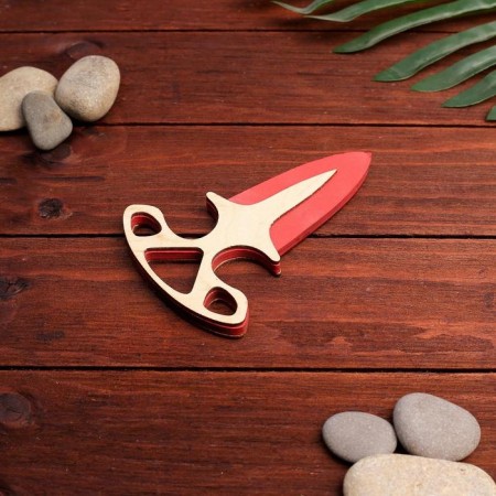 Souvenir weapon "Pumple knife", colored, 13x9 cm