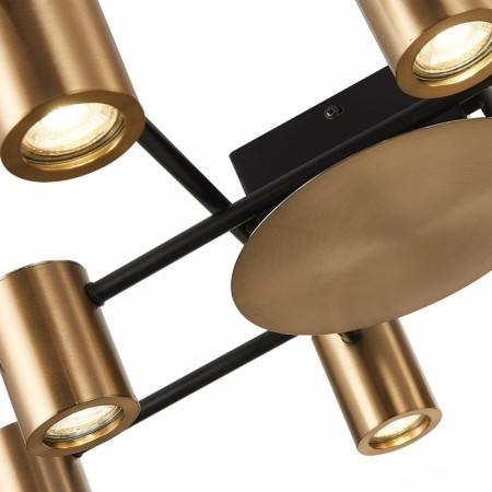 Ceiling lamp ST LUCE. SL1207.402.10. Veroli. 10x7 W, GU10, 101x65x11 cm, black color-8