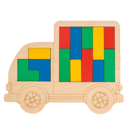 Mosaic puzzle "Truck"-2
