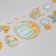 Sticker plastic gold embossing "Underwater World" 2 sheets mix 6.5x22.5 cm