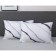 Pillowcase "talien", size 50x70 cm - 2 pcs, white color