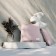 Ethel pillow, 45x45+1 cm, pink, 100% cotton
