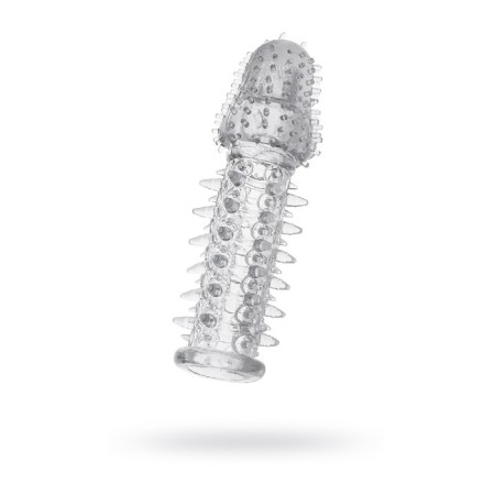 Penis for a penis with Toyfa, TPE, transparent, 13.5 cm