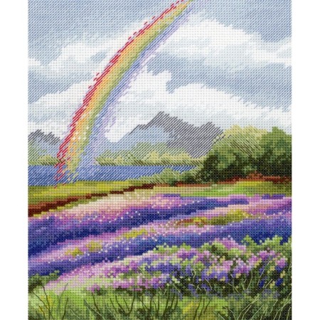 Set for embroidery "after rain" 20 × 16 cm