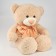 Soft toy "Bear", with a bow, 80 cm, beige color