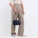 Bag Women's Cross-Bodi with a zipper, blue color
