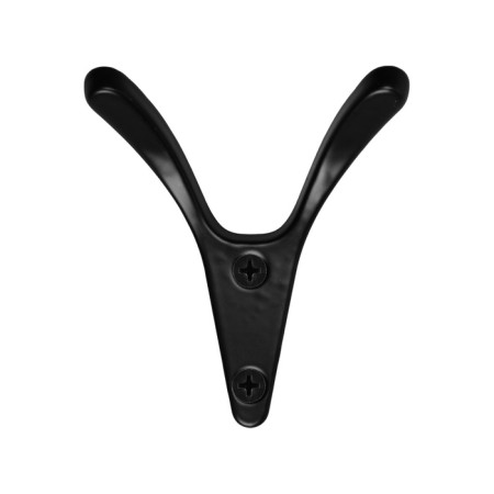 Furniture hook Cappio Fox, two -rod, black color, 3 pcs.-2