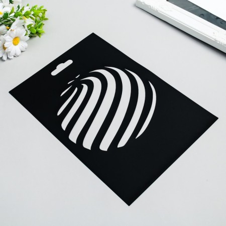 Plastic stencil "Gate No. 40" 20x29cm-1