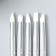 Tools for models and giving a set of 5 pcs 15 cm plastic, rubber, metal mix