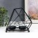 Summary Metal, glass for 2 candles "Loft. Trapezius" black 17x7.5x15.5 cm