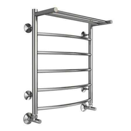 Terminus water heated towel rail "Classic" P6, 500x600 mm, lower connection, chrome